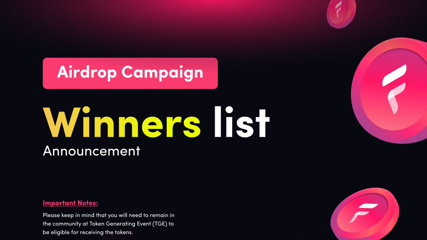 Forward Airdrop Campaign: Winners List Announcement