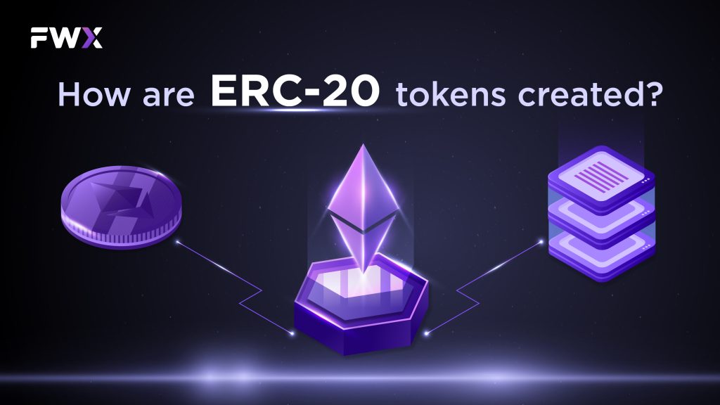 How are ERC-20 tokens created?
