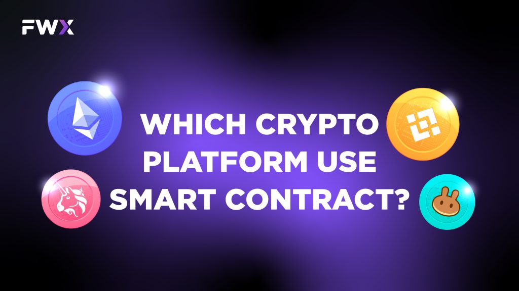 Which crypto platform use smart contract