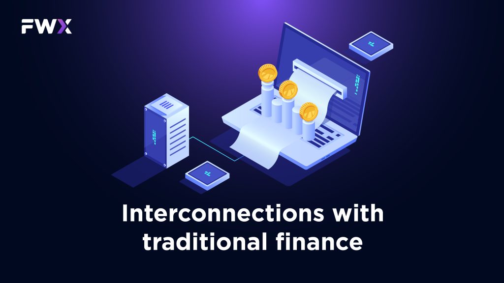Interconnections with traditional finance
