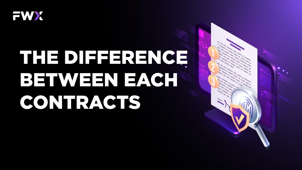 The difference between each contracts