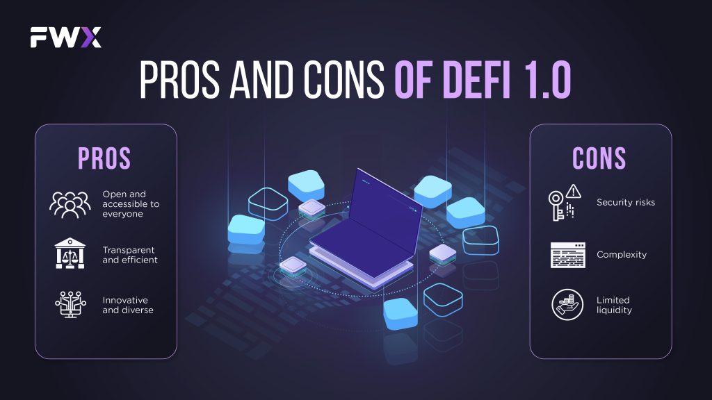 Pros and Cons of DeFi 1.0